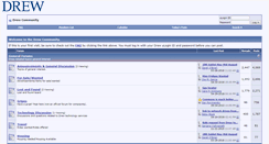 Desktop Screenshot of community.drew.edu